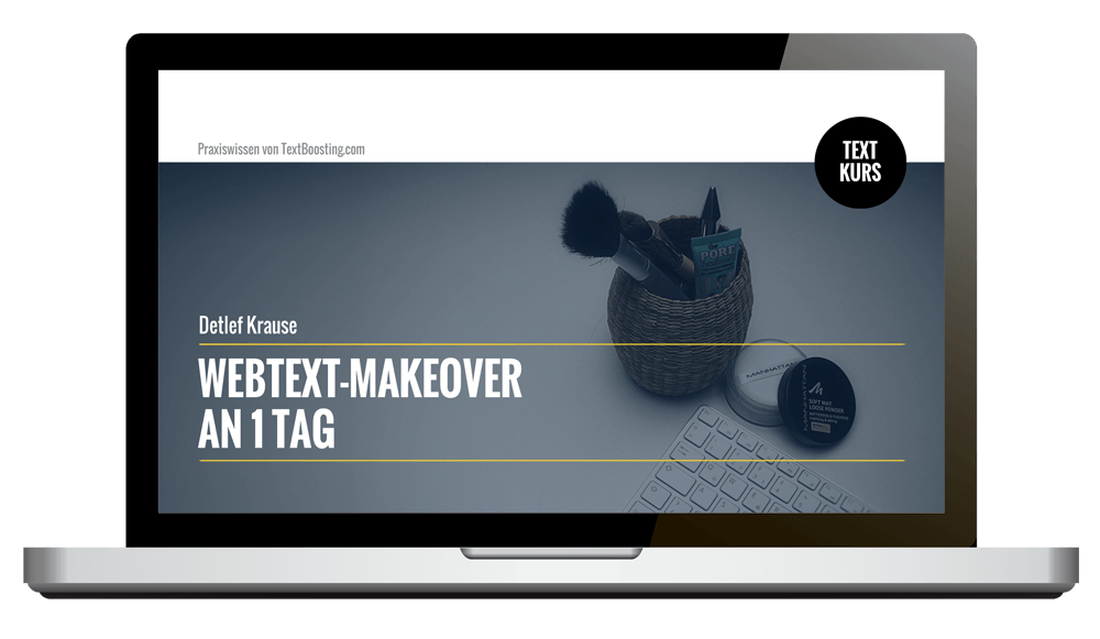 Kurs: Webtext-Makeover an nur 1 Tag